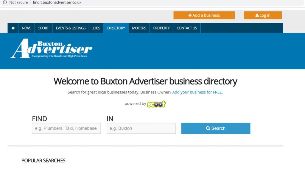 buxton advertiser