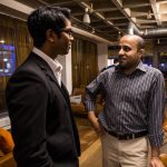 Fernando from ClickDo talking to Irfan Khalil at the Technopreneurs – Tech Startups and Entrepreneurs