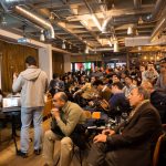 startup owner talks at the Tech Startups and Entrepreneurs Meetup