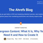 ahrefs blog