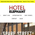 coworking space by hotel elephant