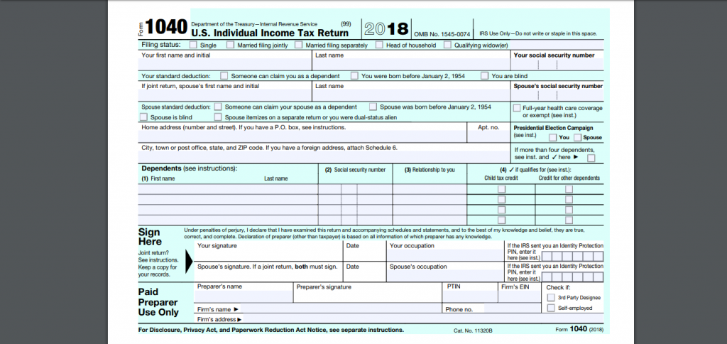 all you need to know about us tax return