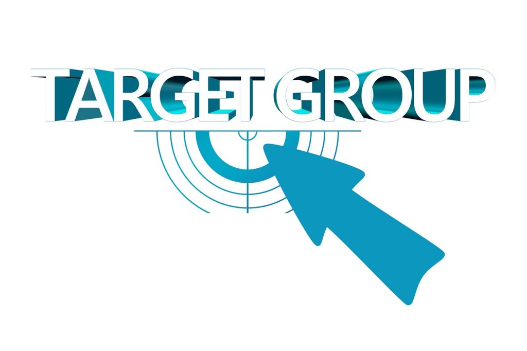 Business customer target group for marketing