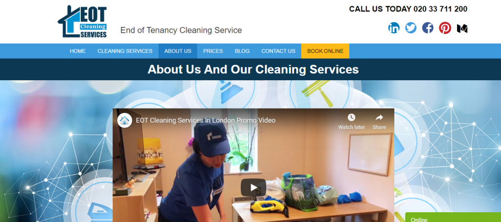 End of cleaning services in UK