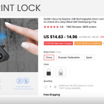 finger print lock