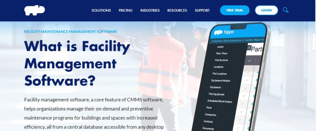 Hippo CMMS Facilities Software Management