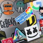 Laptop custom stickers