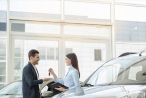 renting a luxury car for business trip