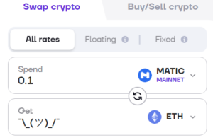 How to Swap MATIC to ETH