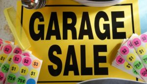 Arrange a Garage Sale
