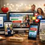 types of online fundraising used by charities