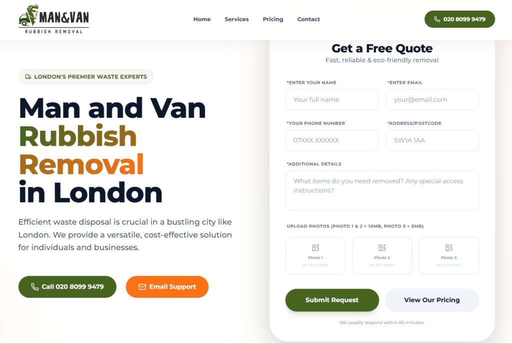 man-and-van-rubbish-removal-london-website